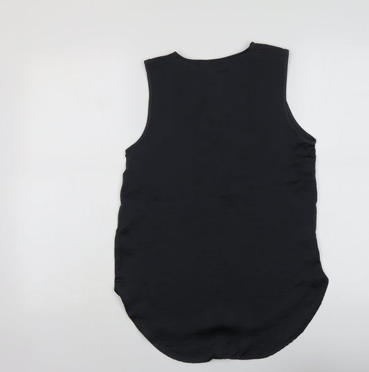 Womens UK Size 4 H&M Grey Basic Tank