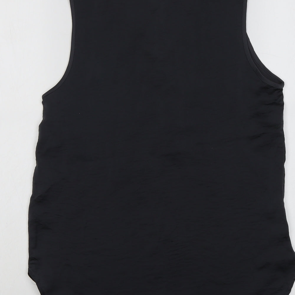 Womens UK Size 4 H&M Grey Basic Tank