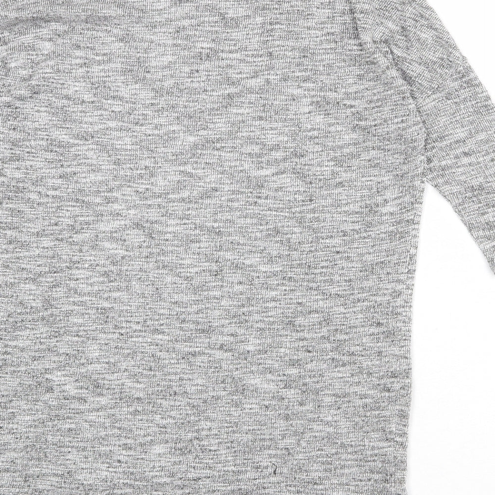Womens UK Size S Divided by H&M Grey Pullover Jumper