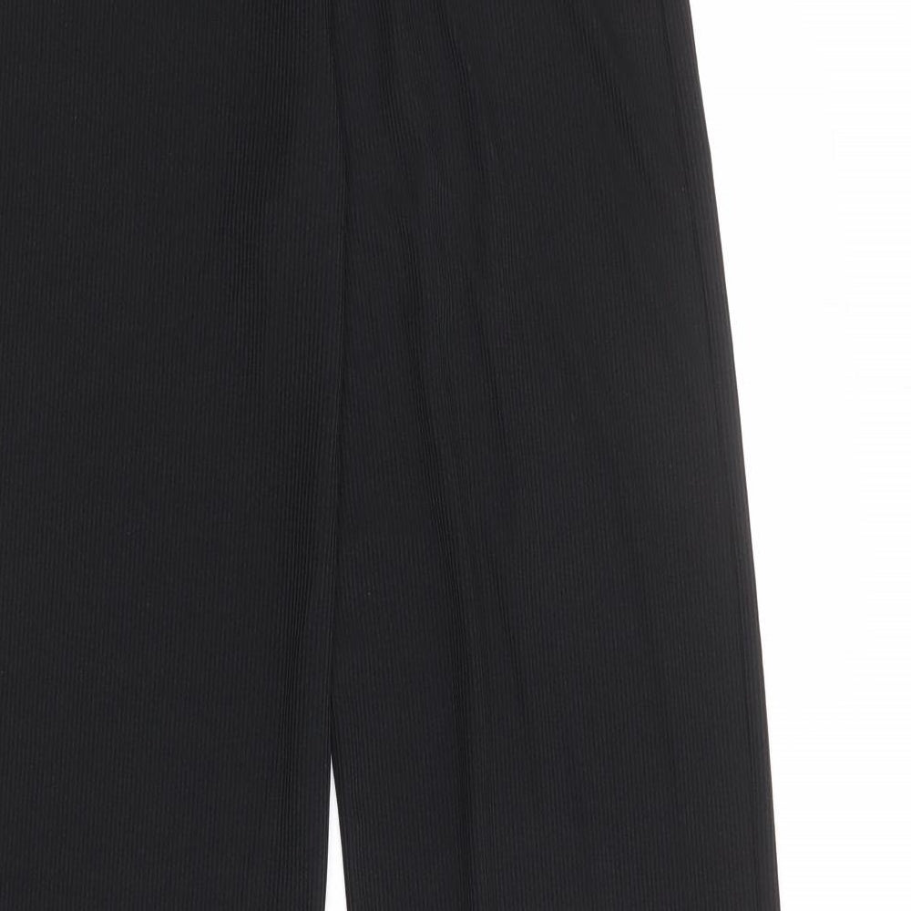 Nasty Gal Womens Black Polyester Dress Pants Trousers Size 10 Regular