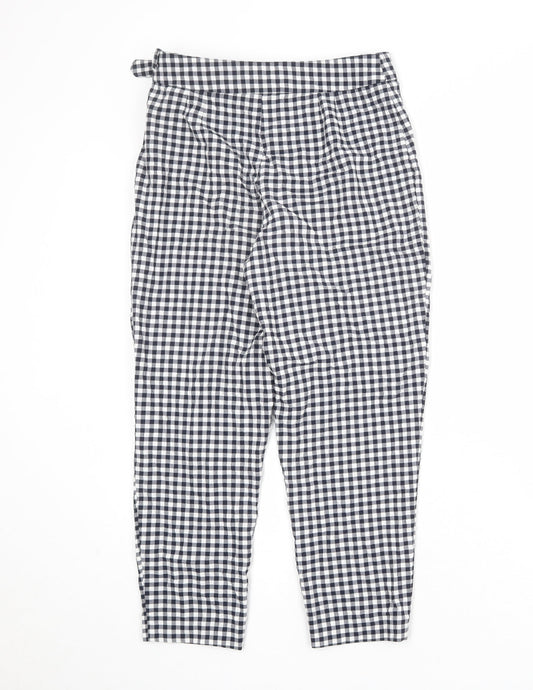 Womens UK Size 6 ASOS Regular Fit Carrot Blue Trousers