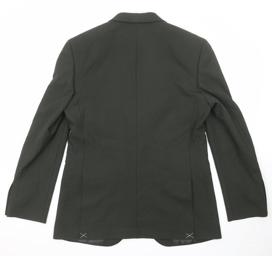 Mens UK Size 40 Marks and Spencer Regular Green Suit Jacket