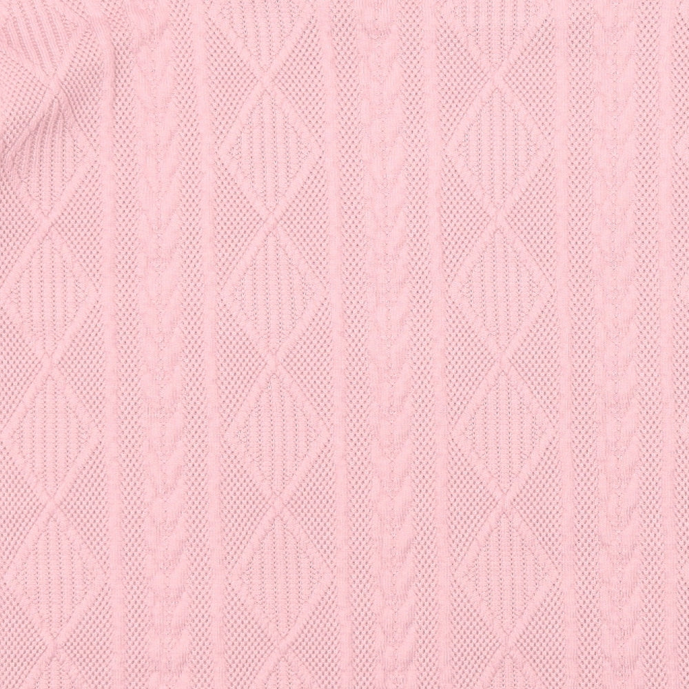 Womens UK Size 14 Bonmarché Pink Pullover Jumper