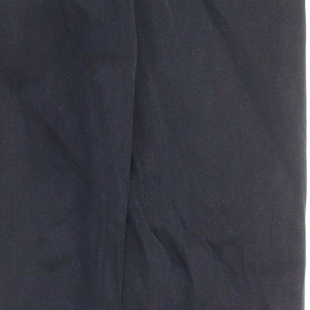 Topshop Womens Black Cotton Skinny Jeans Size 26 in L30 in Regular Zip