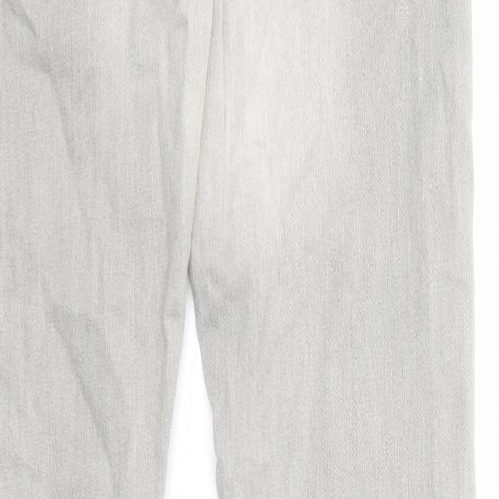 H&M Mens Grey Cotton Skinny Jeans Size 31 in L32 in Slim Zip