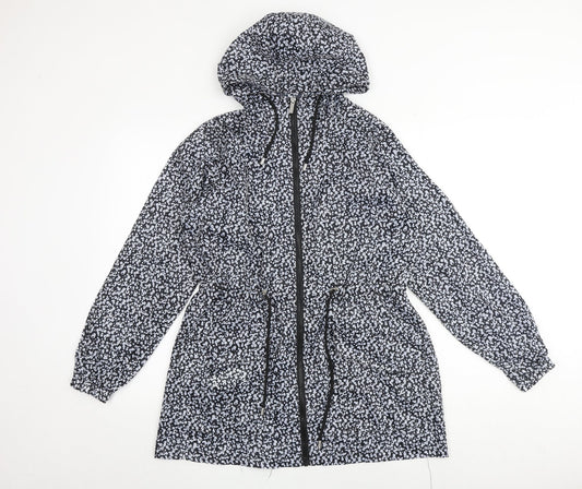 Womens UK Size S Roman Grey Rain Coat