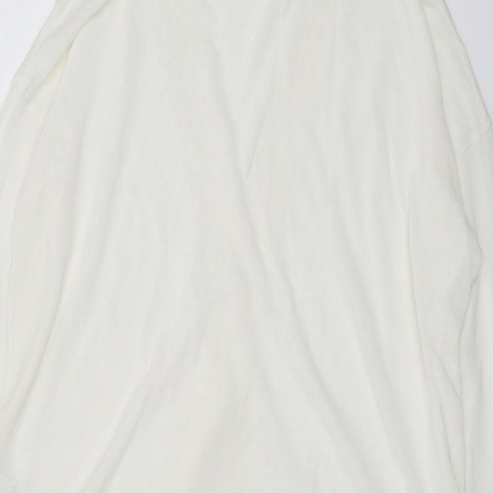 Womens UK Size M NEXT Ivory Cardigan Jumper