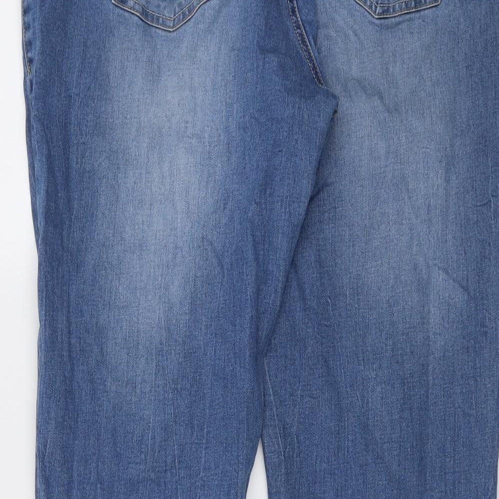 Indigo Womens Blue Cotton Skinny Jeans Size 38 in L29 in Regular Button