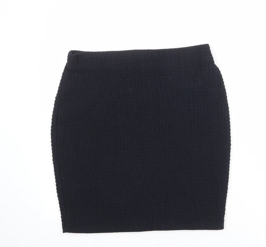 Marks and Spencer Womens Black Polyester Bandage Skirt Size 10