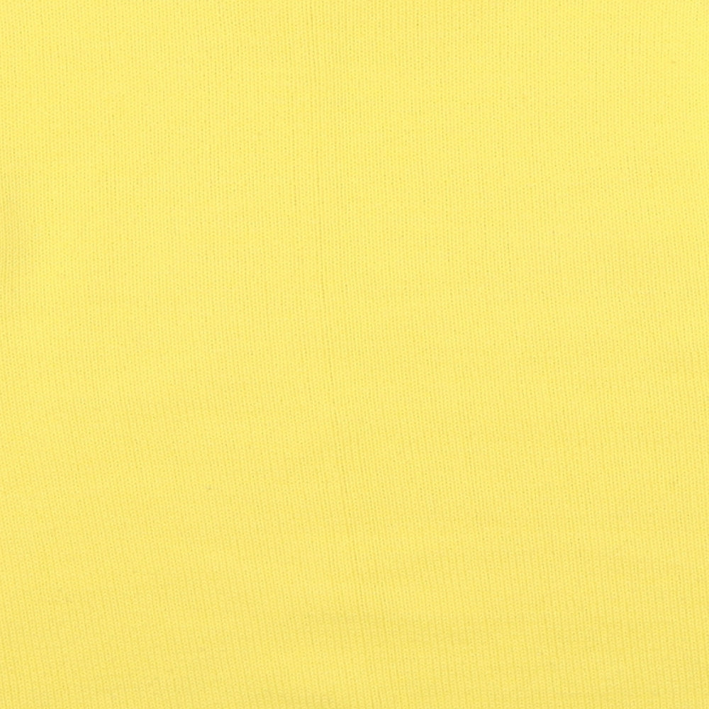 Womens UK Size S Pure & Natural Yellow Pullover Jumper