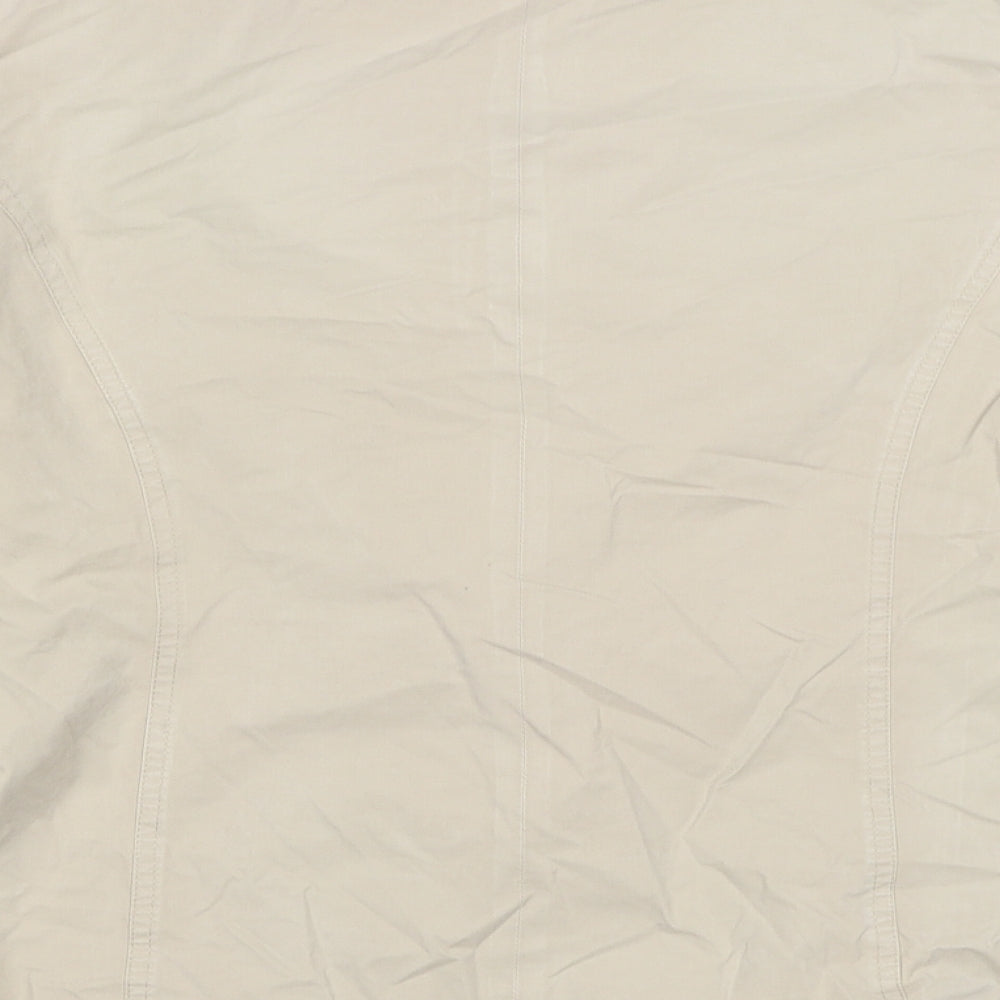 Autonomy Womens Beige Jacket Size 16 Button