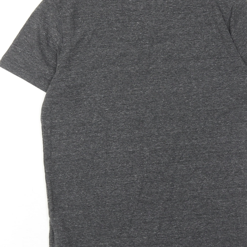 Womens UK Size S H&M Grey Basic T-Shirt
