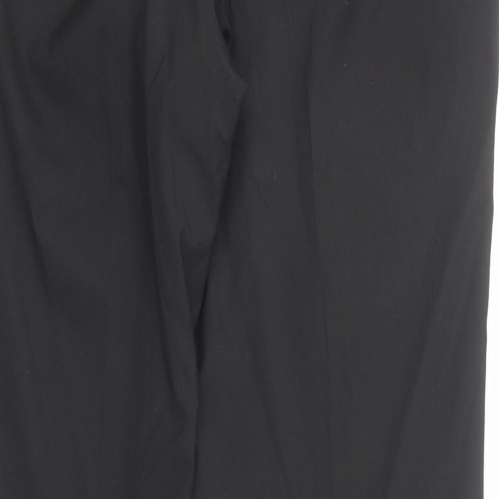 Dunnes Stores Mens Black Polyester Dress Pants Trousers Size 34 in Regular Zip