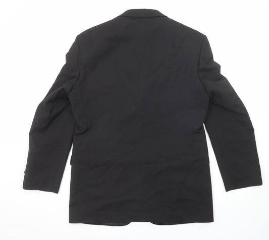 Mens UK Size 40 Marks and Spencer Regular Black Suit Jacket