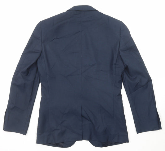 Mens UK Size 36 Harry Brown Regular Blue Suit Jacket