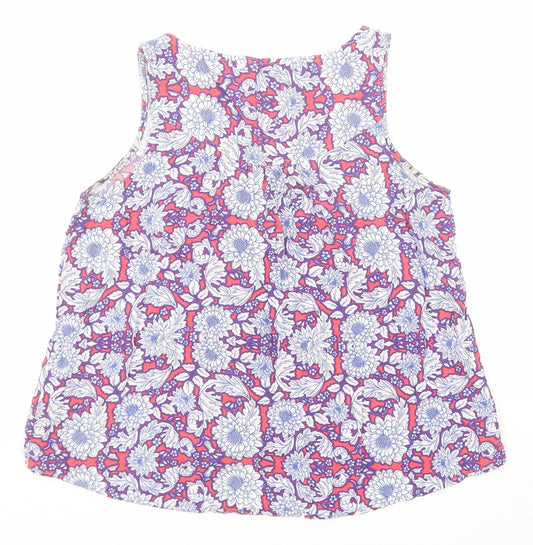 Womens UK Size 12 New Look Multicoloured Camisole Button-Up