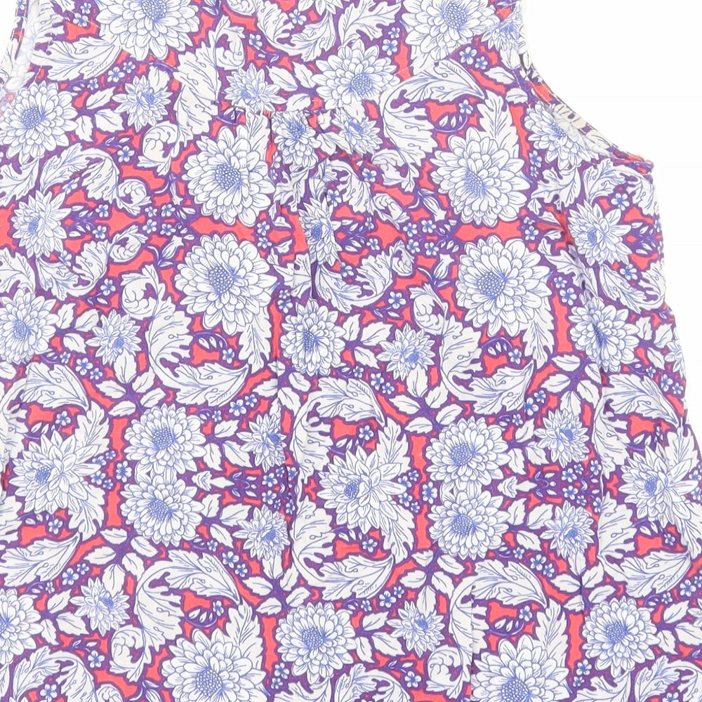 Womens UK Size 12 New Look Multicoloured Camisole Button-Up