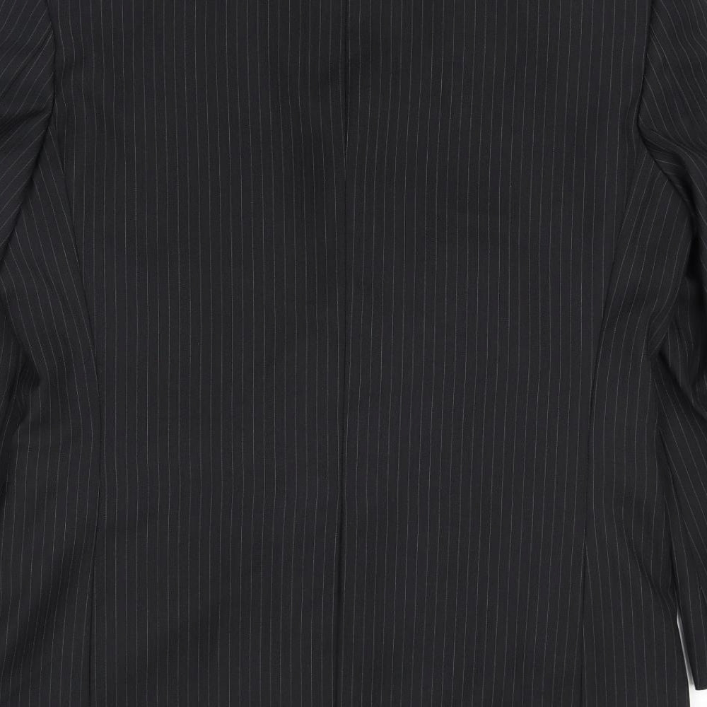 Mens UK Size 40 Greenwoods Regular Black Suit Jacket