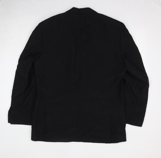 Mens UK Size 42 Burton Regular Black Suit Jacket