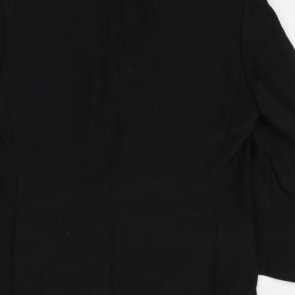 Mens UK Size 42 Burton Regular Black Suit Jacket