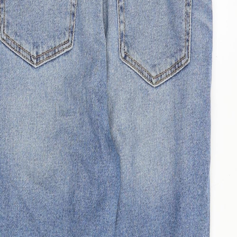 Hollister Womens Blue Cotton Straight Jeans Size 26 in Regular Zip