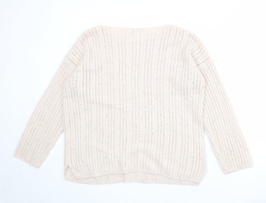 Womens UK Size L NEXT Pink Pullover Jumper