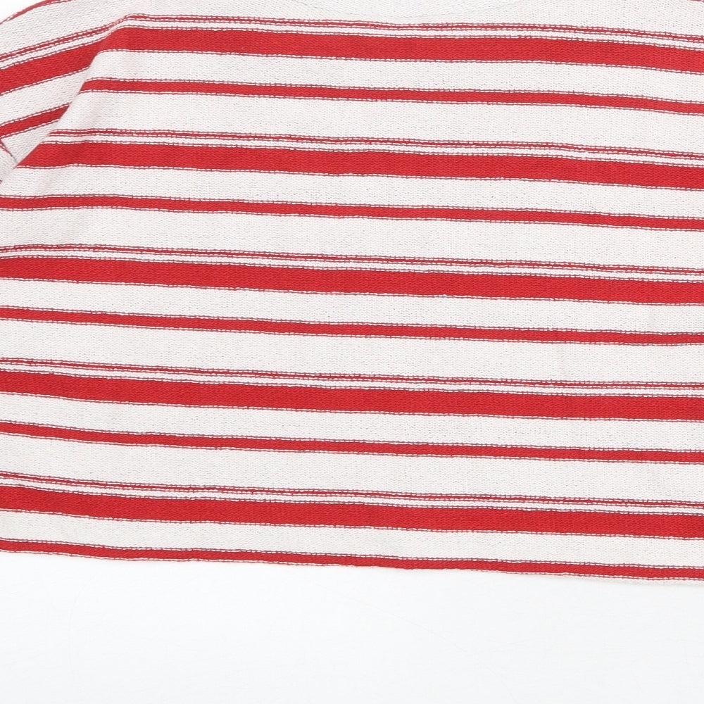Womens UK Size S Zara White Pullover Jumper