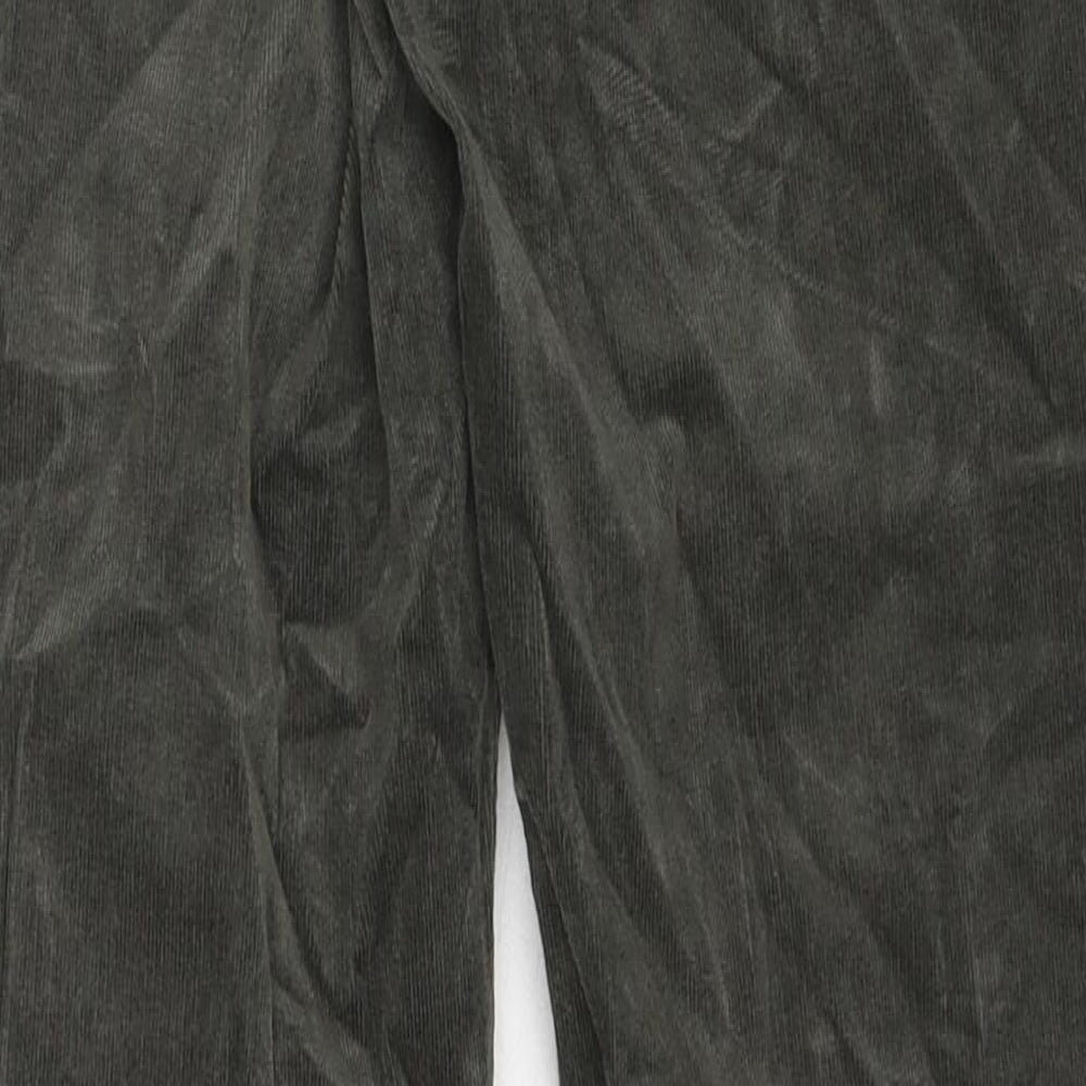 Womens UK Size 8 Marks and Spencer Regular Fit Green Trousers