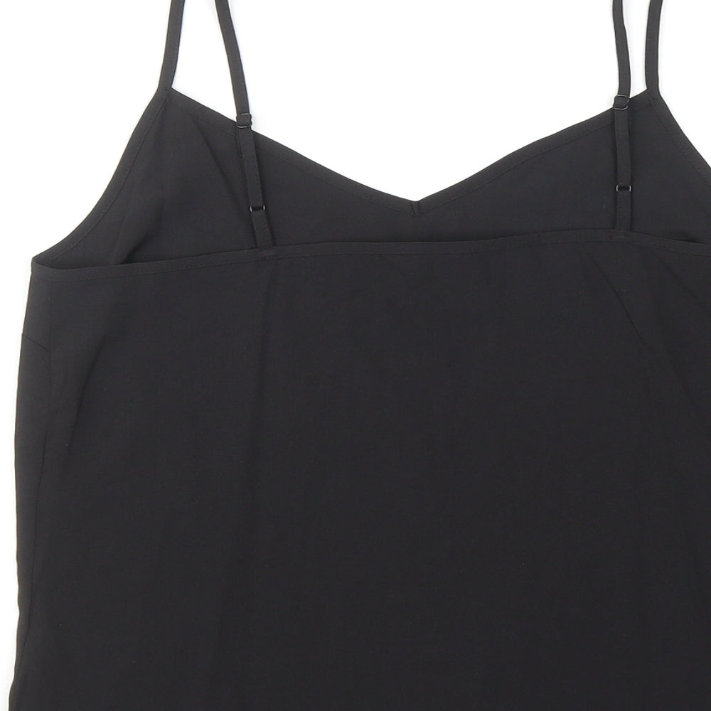 Womens UK Size 10 Marks and Spencer Black Basic Tank