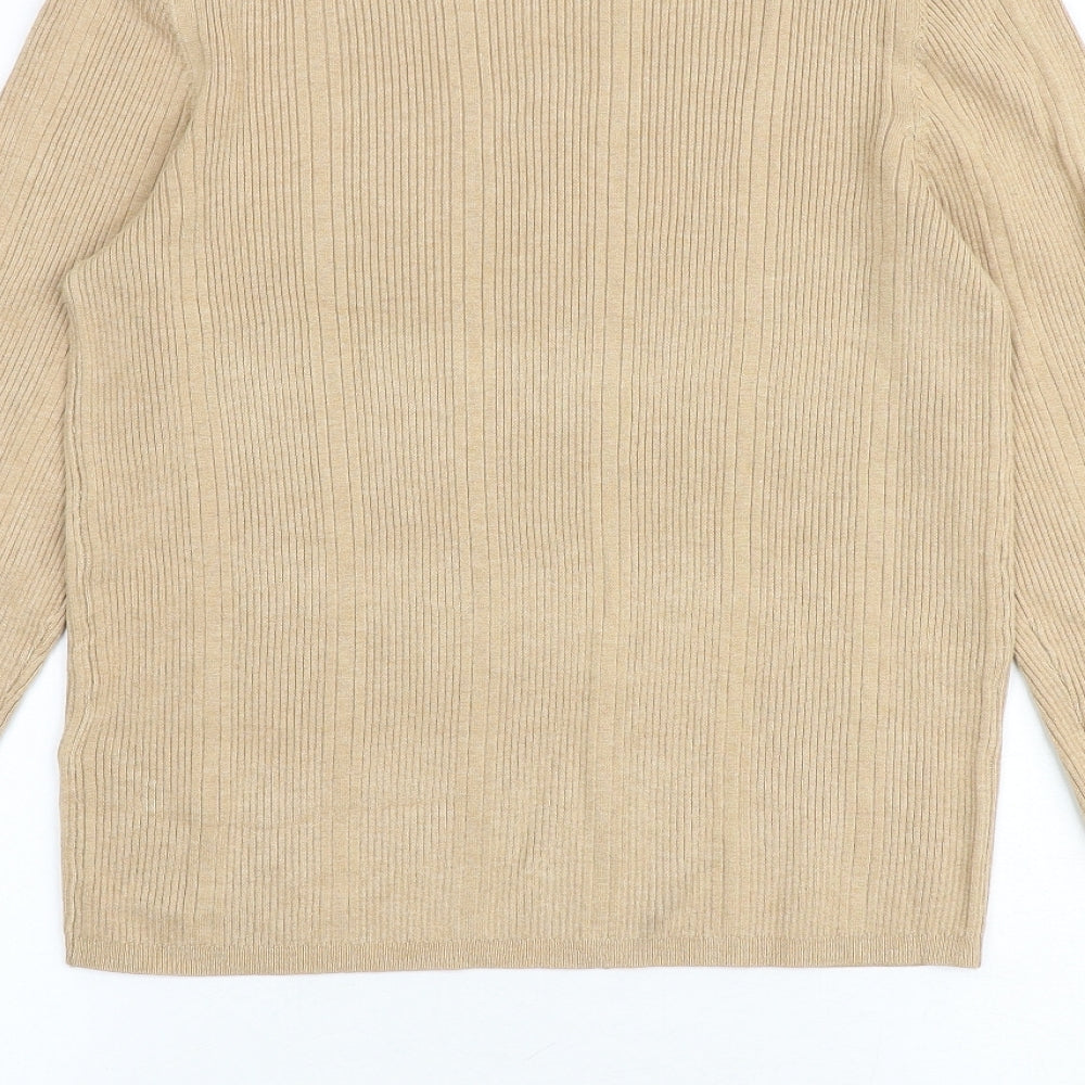 Womens UK Size 14 Marks and Spencer Brown Pullover Jumper