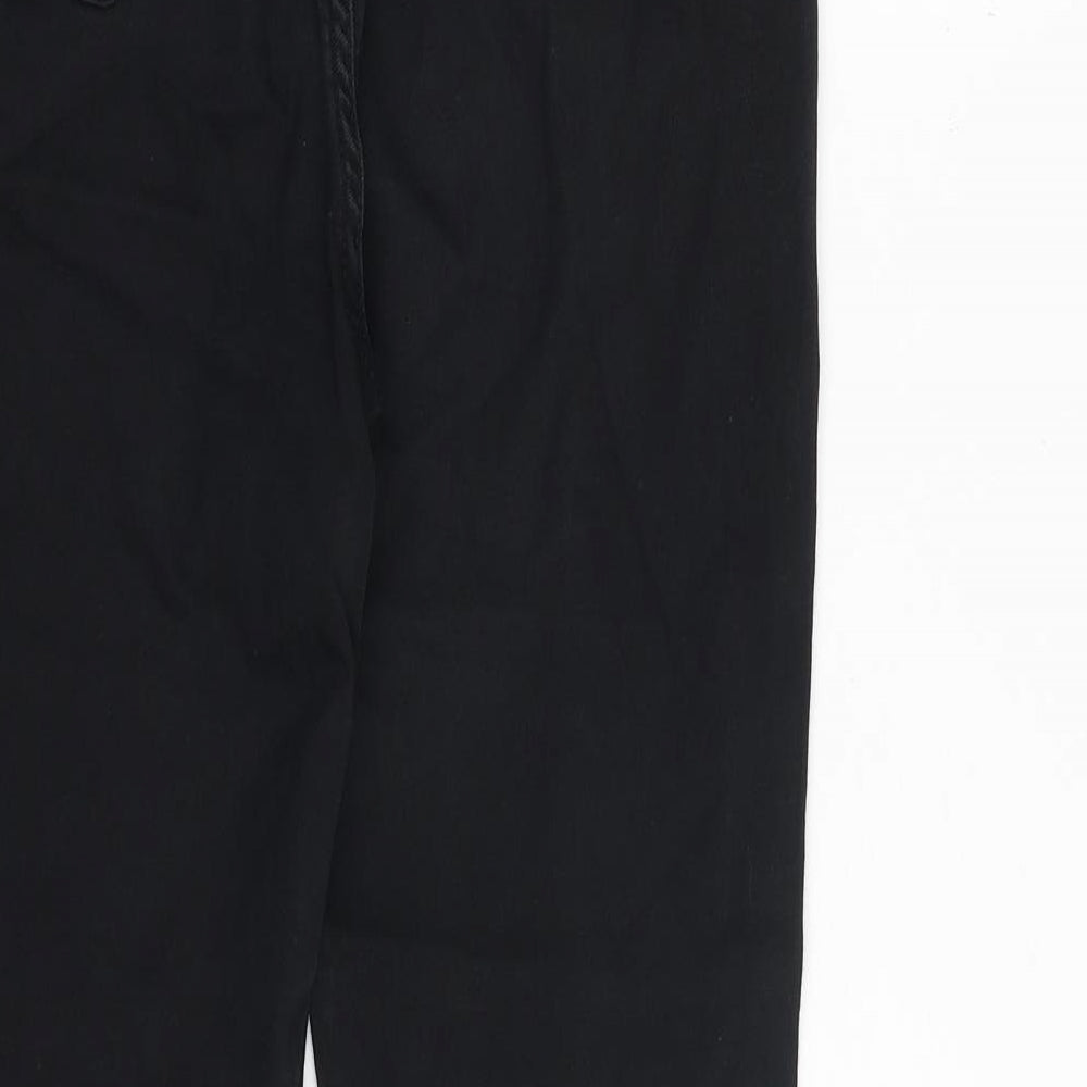 Paper + Stitch Womens Black Cotton Skinny Jeans Size 32 in Regular Zip