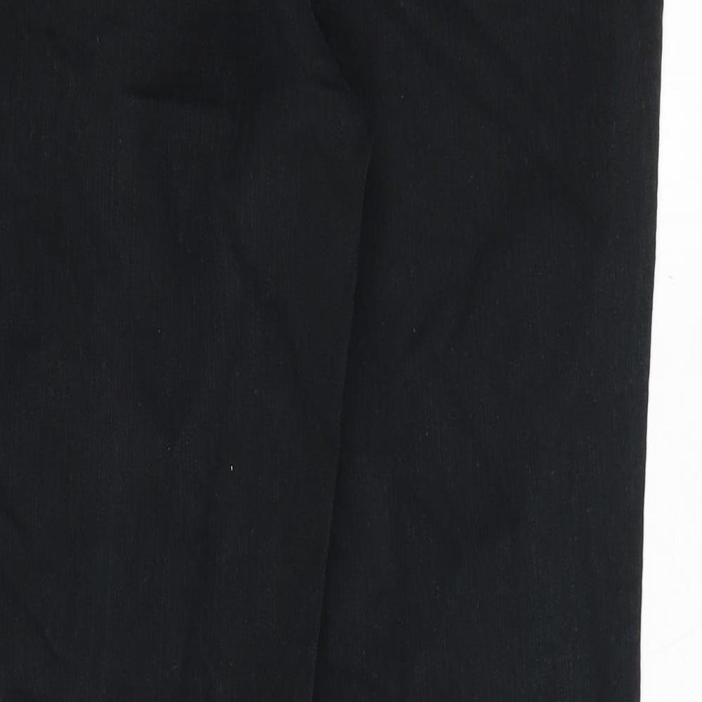 NEXT Womens Black Cotton Skinny Jeans Size 12 Slim Zip