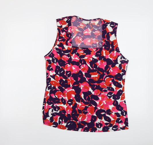Womens UK Size 16 Kaliko Multicoloured Basic Tank