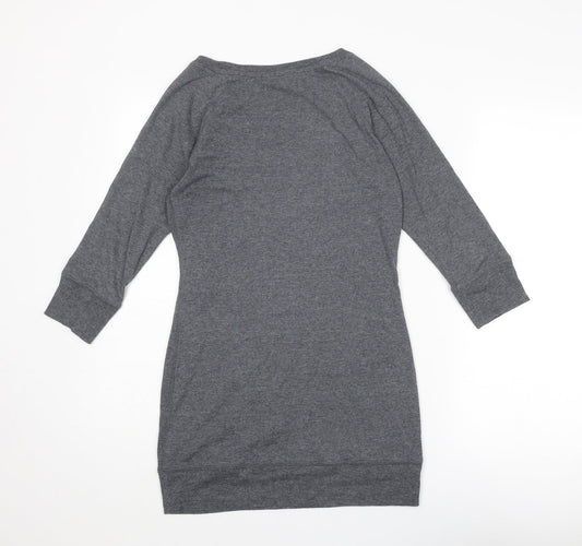 Womens UK Size 8 Marks and Spencer Grey Pullover Sweatshirt