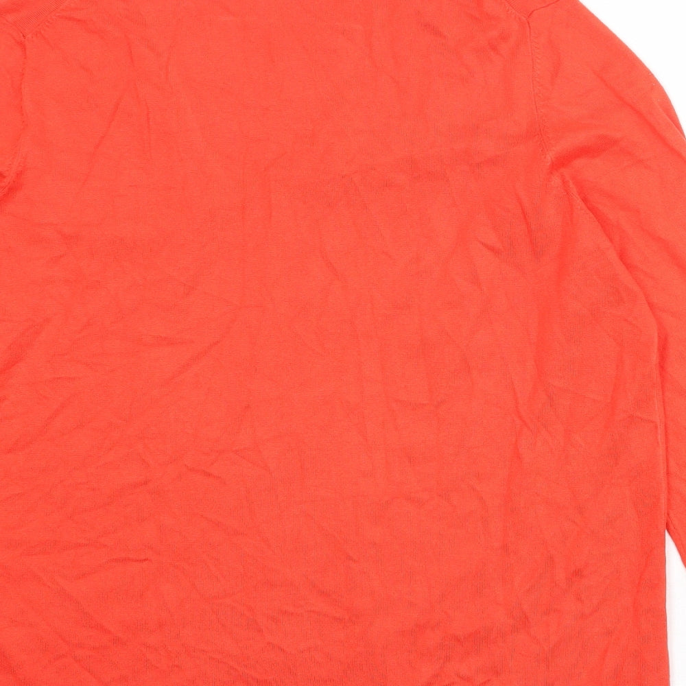 Womens UK Size XL Monoprix Red Pullover Jumper