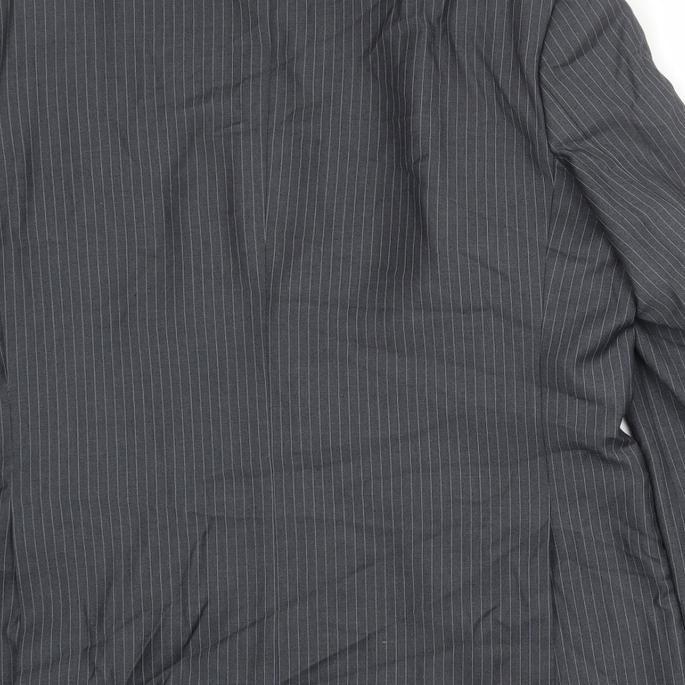 Mens UK Size 44 Karl Jackson Regular Grey Suit Jacket