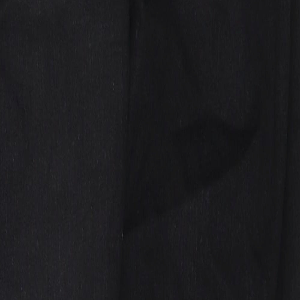 Topshop Womens Black Cotton Skinny Jeans Size 26 in L30 in Regular Zip