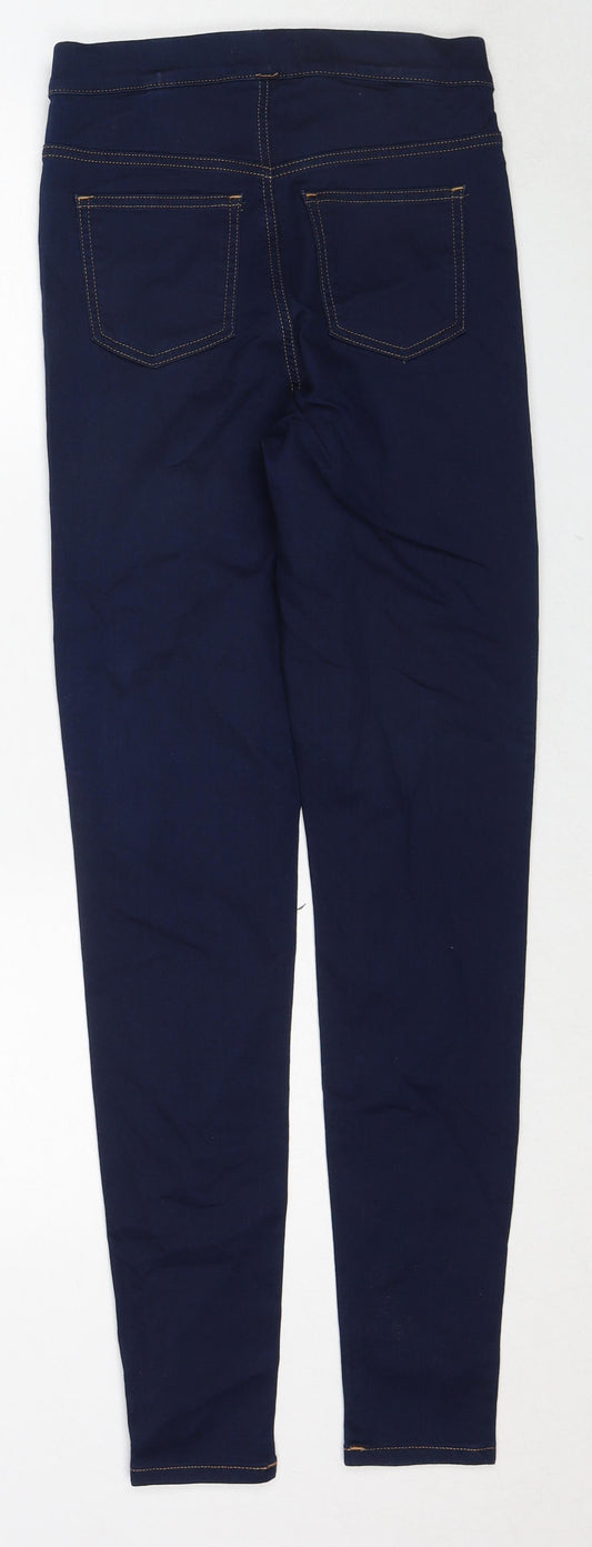 Womens UK Size 8 Marks and Spencer Regular Fit Jegging Blue Jeans