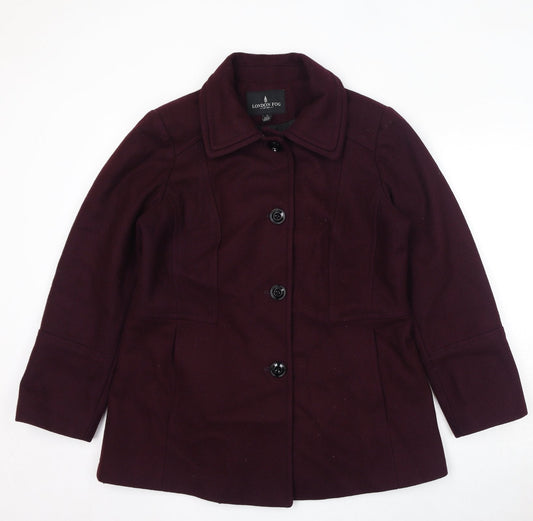 Womens UK Size L London Fog Red Jacket