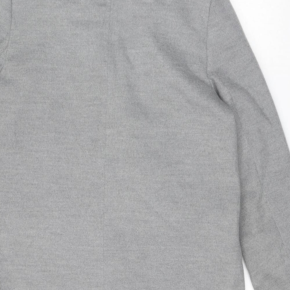 Womens UK Size 12 Topshop Grey Overcoat