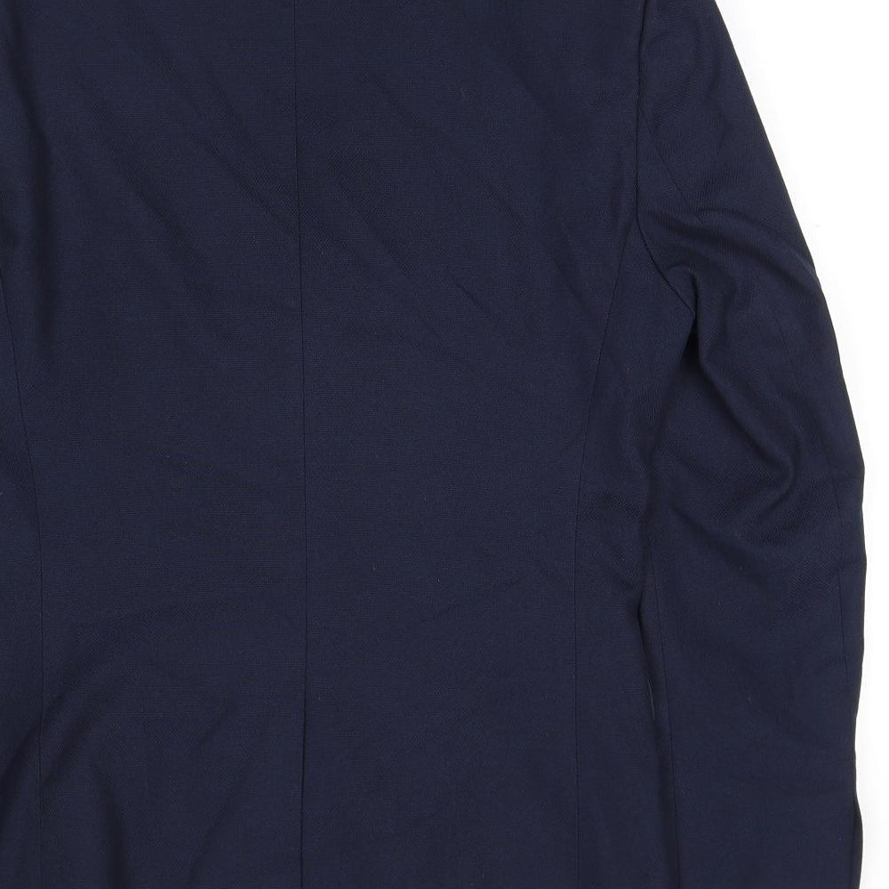 Mens UK Size 38 Topman Regular Blue Suit Jacket