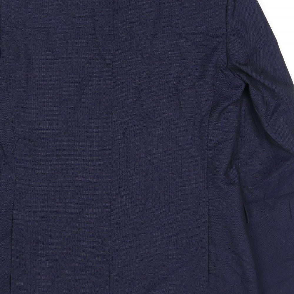 Mens UK Size 40 Marks and Spencer Regular Blue Suit Jacket