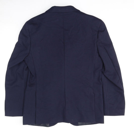 Mens UK Size 38 Marks and Spencer Regular Blue Suit Jacket
