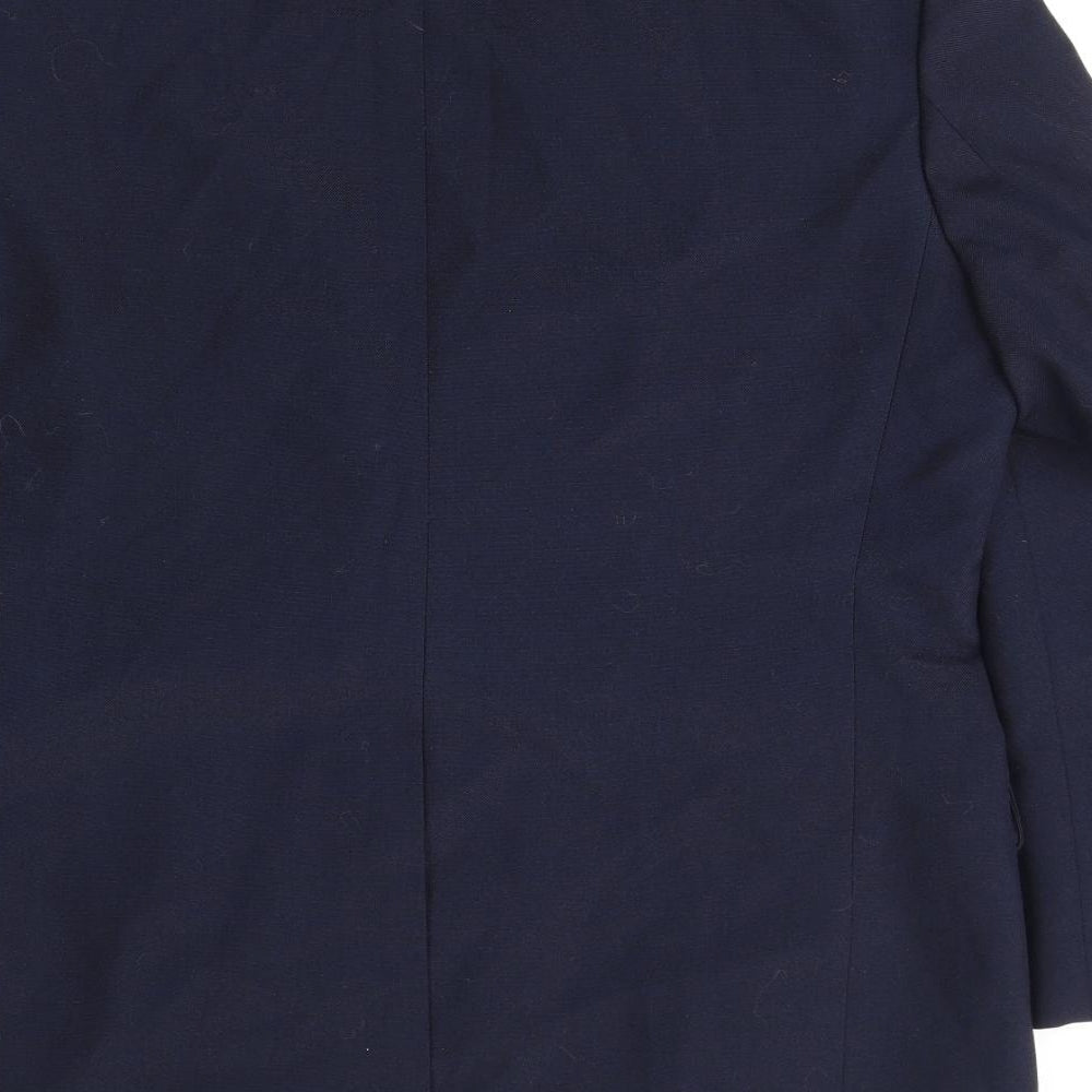 Mens UK Size 44 St Michael Regular Blue Suit Jacket