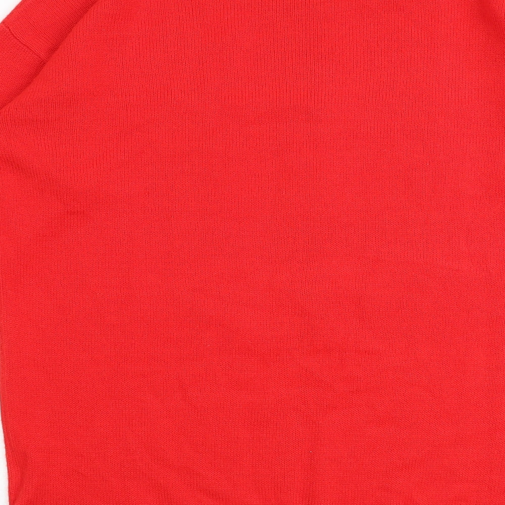 Womens UK Size 12 Capsule Red Pullover Jumper