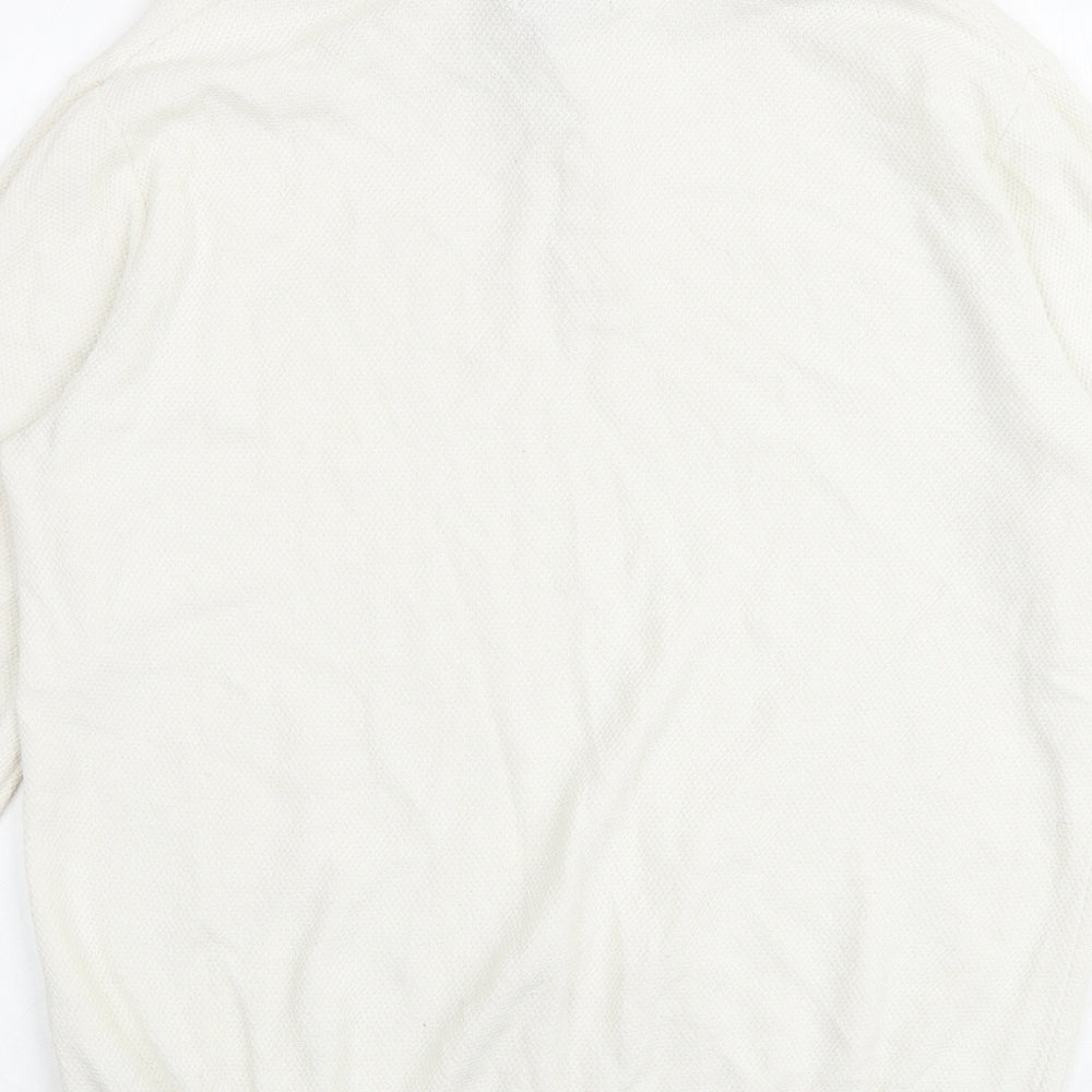 Mens UK Size S H&M Beige Pullover Jumper