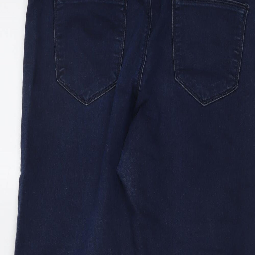 Womens UK Size 10 Marks and Spencer Regular Fit Straight Blue Jeans
