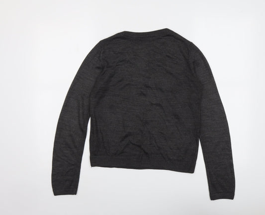 Womens UK Size 8 Marks and Spencer Grey Pullover Jumper
