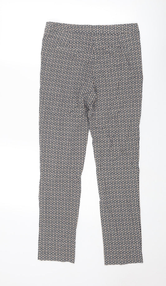 Womens UK Size 10 Dunnes Stores Regular Fit Multicoloured Trousers