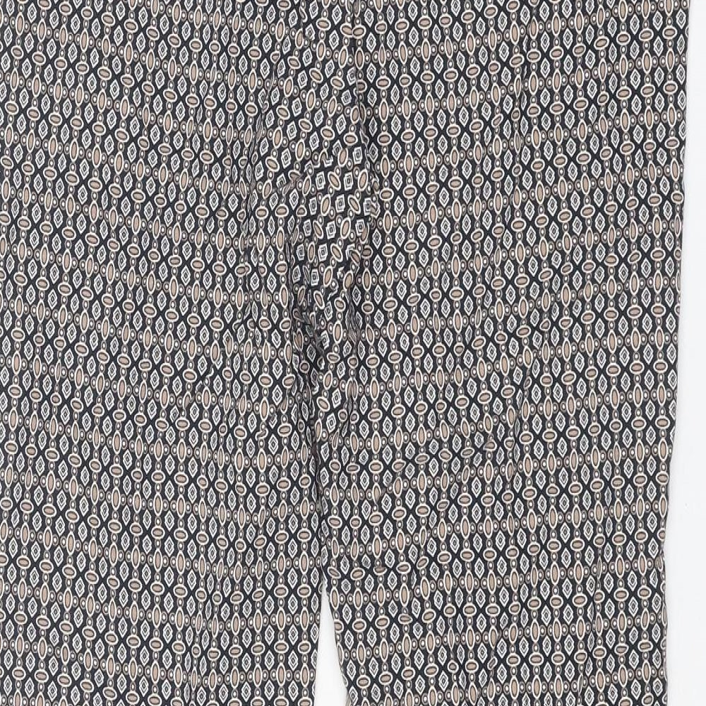 Womens UK Size 10 Dunnes Stores Regular Fit Multicoloured Trousers